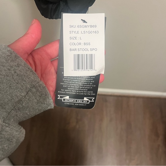 Barstool Sports Sportsbook Betting Over Club Mens L Starter Jacket Embroidered - Picture 4 of 10
